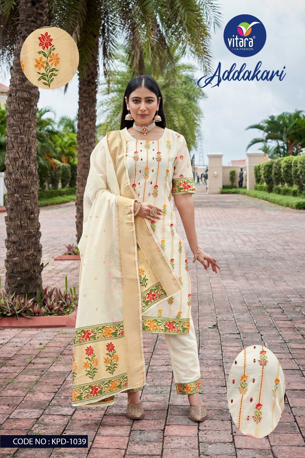 Vitara Adakari 1039 To 1042 Fancy Designer Ready Made Collection
